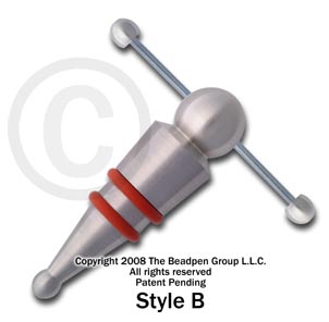 Style B Beadable Wine Stopper